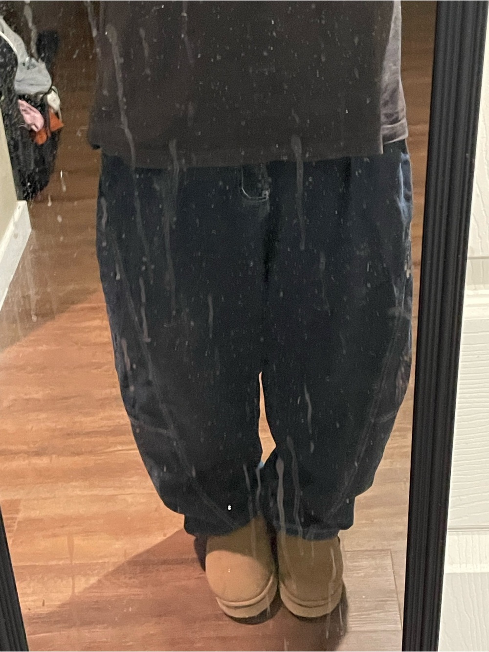 Men's Relaxed Navy Jogger Pants